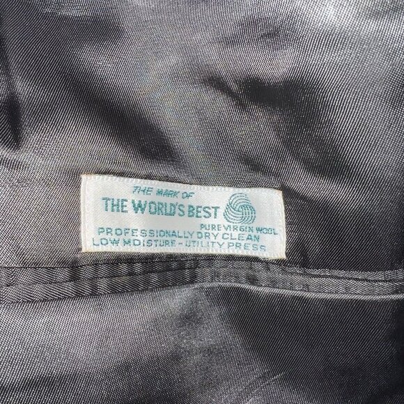 Vintage Austin Reed Mens Blazer Sport Coat Two Button Casual‎ Jacket 42L Tweed - Picture 12 of 12